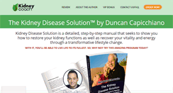 Desktop Screenshot of kidneydiseasesolution.net