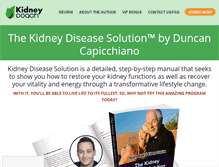 Tablet Screenshot of kidneydiseasesolution.net